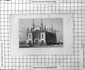 Old New Church Stepney Exterior Pespective View People Railings 1828 19th