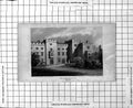 Old Antique Print Speaker'S House Westminster River Front Gradens People