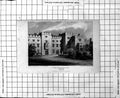 Original Old Antique Print Westminster The Speaker'S House River Front Gardens