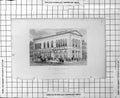 Old Antique Print St James Bazaar London Horse Carriage People Top Hats