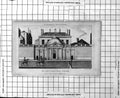 Antique Old Print The Duke York'S House Whitehall Columns Pillars Exterior