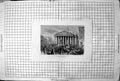 Old Print Londres Vue Prise Devant La Banque London Bank Horses Carriages