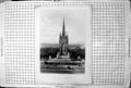 Antique Print The Albert Memorial Seen From Top Albert Hall Statuary People