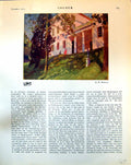 Old Print House Slope Trees W. Redworth Interior Church P. Lancaster 1915 20th