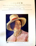 Old Une Landaise G.L. Brockhurst Lady Hat Cat Parrots E. Procter 1916 20th