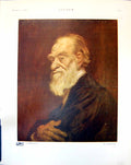 Old Portrait Augustus John Elderly Man Barge Builders J M Duncan 1916 20th