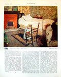 Old Child Cat Bedroom Chair E. Vuilard Porta Della Carta Venice 1916 20th