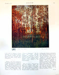 Old Last Rays Sun Trees Levitan Building Canopies Gyrth Russell 1916 20th