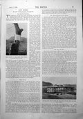 Antique Old Print First Notice GClaim Posted Korea Bridge Yong Ho Pang 1900