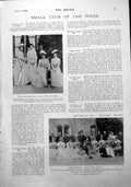 Antique Old Print Late Duke Saxe-Coburg Gotha Hrh The Duke Albany New 1900 20th