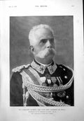 Old Print Late King Humbert Italy Steamers London Margate Life-Boat 1900 20th