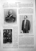 Old Print Field-Marshal Count Von Waldersee Dr. Leyds General Cronje 1900 20th