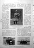 Antique Old Print Col. Cj Blomfield Sir James Henderson Mr Aw A'Beckett 1900