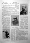 Old Antique Print Mr Sullivan As Pilsener Pasha In The Casino Girl 1900 20th