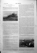 Antique Print Main Shaft Kalgoorlie W Australia Dry Blowing Alluvial G1900 20th