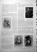 Old Antique Print Viscount Cromer Mr Af Green Prince Albert Flanders 1900 20th