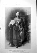 Antique Print General Sir Evelyn Wood Mr Bernard Partridge Artist Home 1900