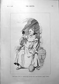 Antique Old Print Monk Glass Wine Malvoisie'S Sword Honour Rg Kekewich 1900