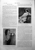 Antique Print Miss Irene Rooke Mr Leonard Boyne In For Auld Lang Syne 1900 20th