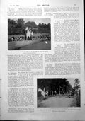 Antique Print Queen'S Staghounds Heading Meet Ascot Tom Browne People 1900 20th
