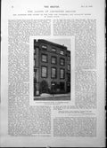 Old Print Sir Joshua Reyns House 47 Leicester Sq Jug Mudford Yeomanry 18
