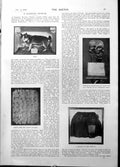 Antique Old Print Brompton Barracks Museum Zulu Crows Feet Sedan Chair 1898