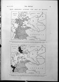 Antique Print How Bismarck Altered Map Europe Study Friedrichsruh Died 1898