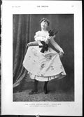 Antique Old Print Juliette Nesville Timber Tallyman Timber Boats Planks H1898