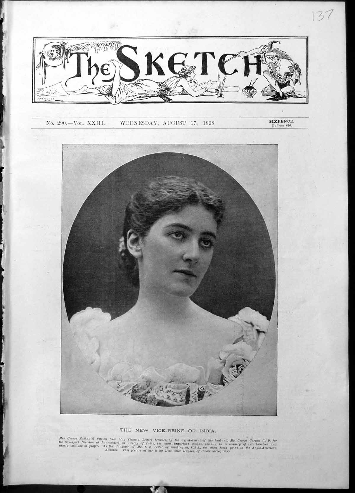 Old Mrs George Curzon Vice Reine India Theobald Tone Robert Emmet 189 Victorian