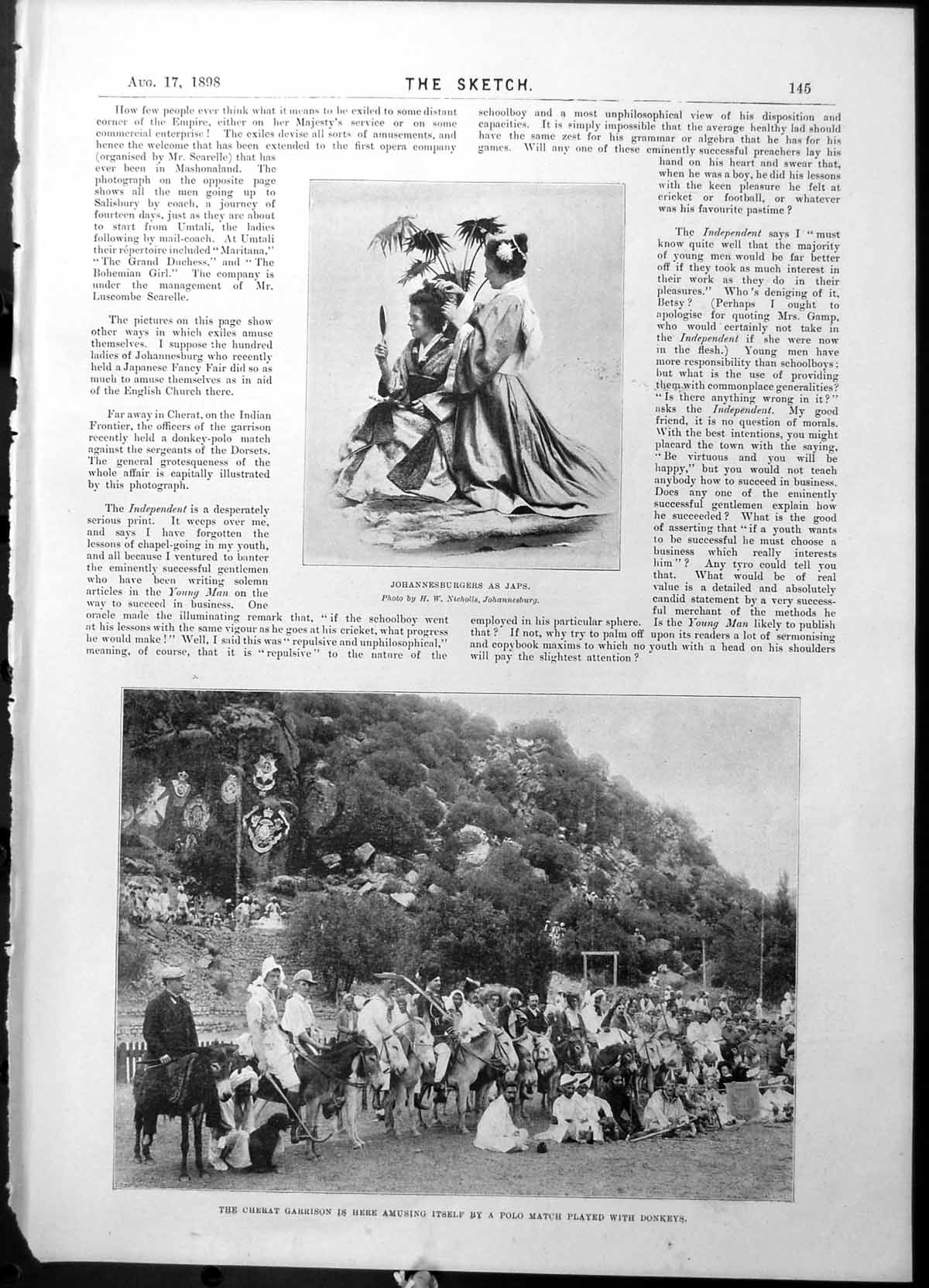 Old Cherat Garrison Polo Nassau House Bath Landship Prince Maurice189 Victorian