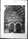Antique Print Porch Reims CathedralCenturies History St Nicaise Remigius