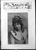 Antique Print Daisy Young Woman Chauncey Depew Publicist Orator House 1898 19th