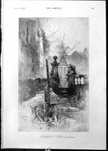 Antique Print Happy Place Cursed Pope Leo Xiii Minnie Terry As Beggar 1898 19th