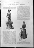 Old Cloth Lace Dress Cycling Coat Bathing Shooting Trophy Rhodesia 18 19th