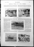 Antique Print Last Furnivals Inn Remains Reina Christina Statue Byron 1898 19th