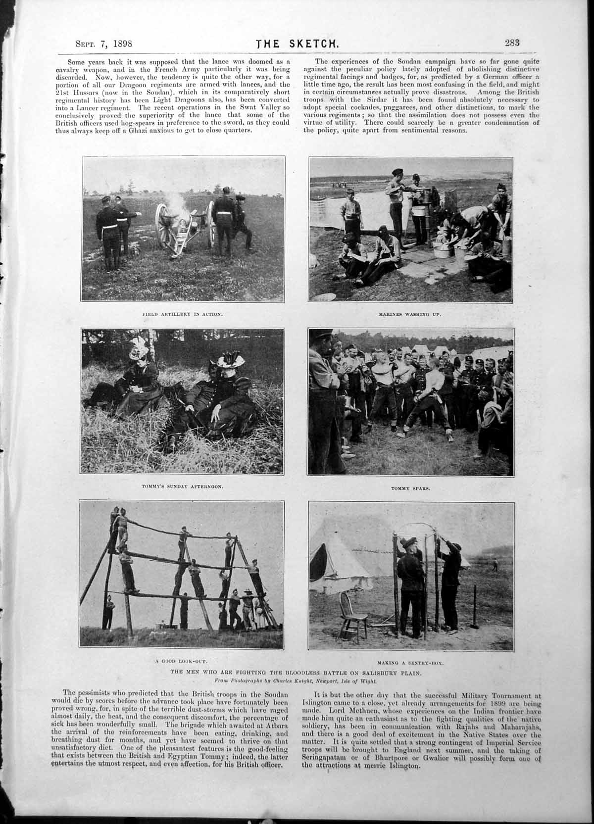 Old Fighters Battle Salisbury Plain Finger Stocks Climb Chilcoot 1898 Victorian