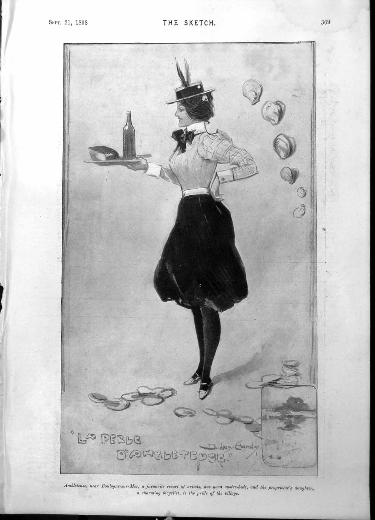 Antique Print La Perle D'Ambleteuse Hurricane Kingstown St Vincent Bay 1898