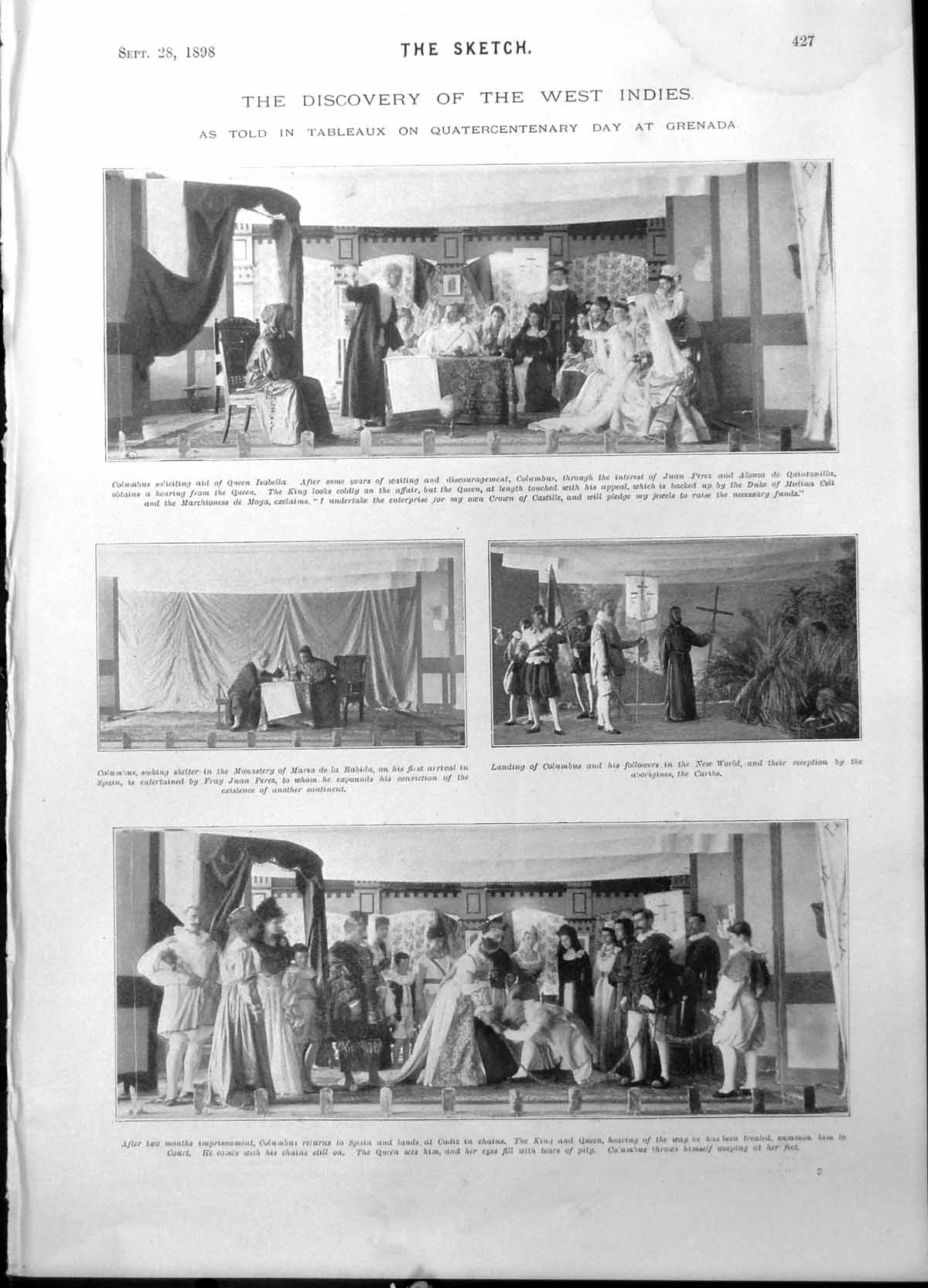 Old Discovery West Indies Tableaux Grenada Lizards Head Queensland 18 Victorian