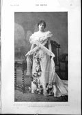 Old Miss Julie Opp Supporting Geoege Alexander Through Provinces 1898 Victorian