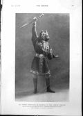 Old Antique Print Forbes Robertson Macbeth Lyceum Theatre W C Morrow 1898 19th