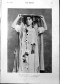 Antique Print Minnie Hunt Greek Slave Dreyfus March Execution Defender 1898