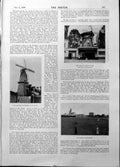 Old Print Moulin Rouge Paris Lerina Monastery Earl Countess Seafield 1898 19th