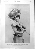 Antique Print Lydia West Little Miss Nobody Lyric Pigs Feeding Tubbing 1898