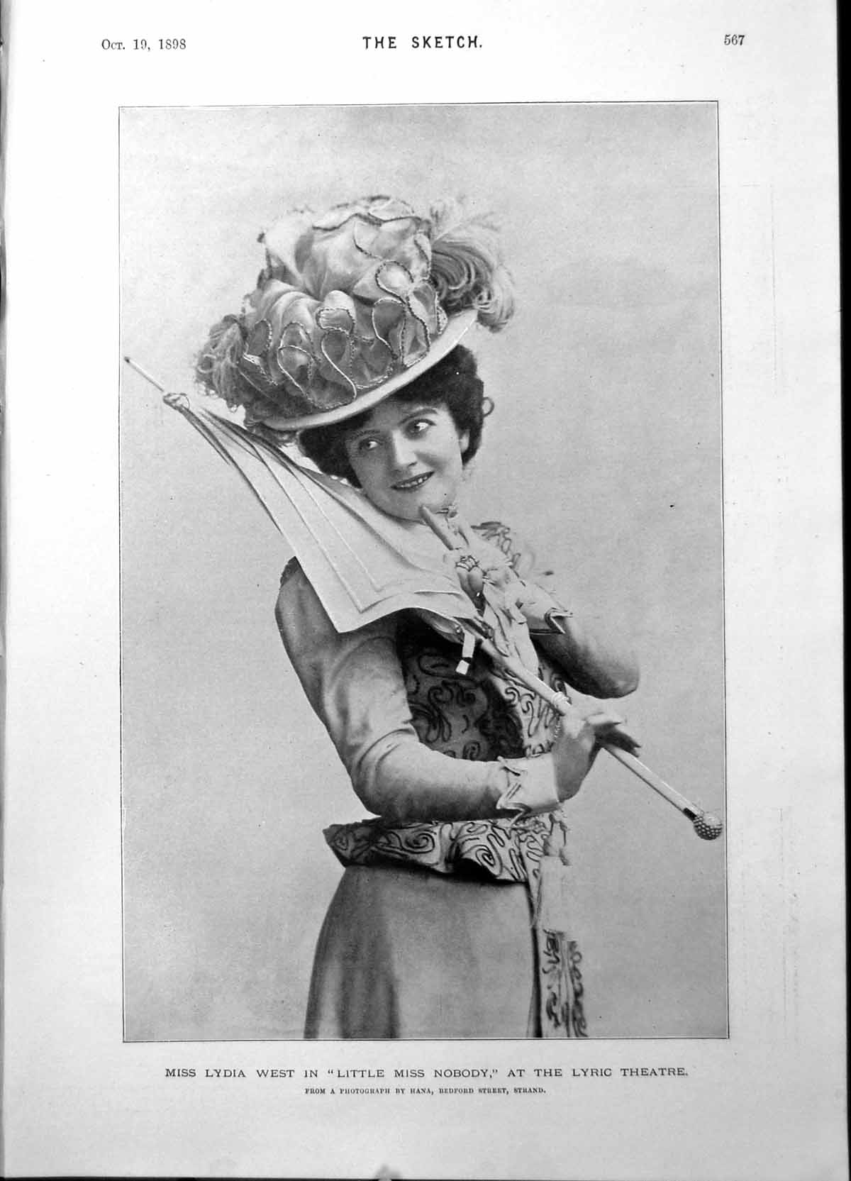 Antique Print Lydia West Little Miss Nobody Lyric Pigs Feeding Tubbing 1898