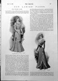 Old Ball Dress Autumn Toilette Visiting Gown Mayoral Badge Carlisle18 Victorian