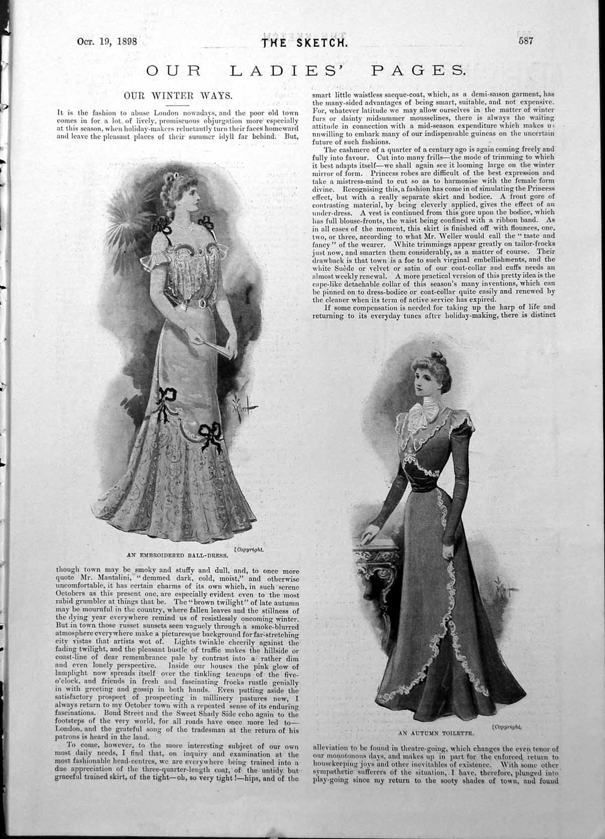 Old Ball Dress Autumn Toilette Visiting Gown Mayoral Badge Carlisle18 Victorian