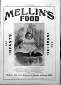Old Antique Print Mellins Food Infants Invalids Similar Breast Milk 1898 19th