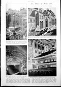 Old Print New York Skyline Spanish Architecture Roxy Charles Dickens 1927 20th