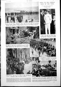 Old Print News Transatlantic Flight France Japanese Girls California 1927 20th