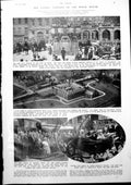 Antique Old Print King Queen St Giles Edinburgh Holyrood Storm Damage 1927 20th